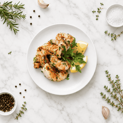Okeanoss Jumbo Black Tiger Prawn Meat 400g - Frozen