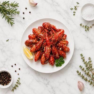 Oriental Delight Garlic Cooked Crawfish Baby Lobster 750g - Frozen