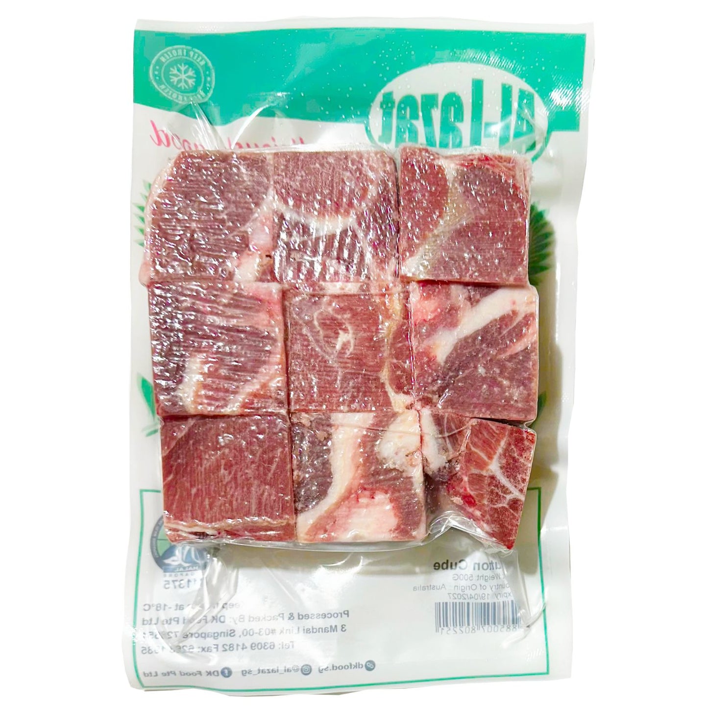 Al-Lazat Mutton Cube 4CM - 500G