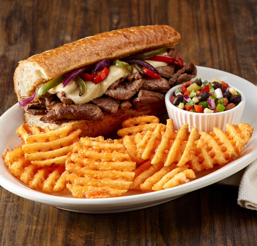 McCain Redstone Seasoned Waffle Cut Fries Skin On 2kg - Frozen