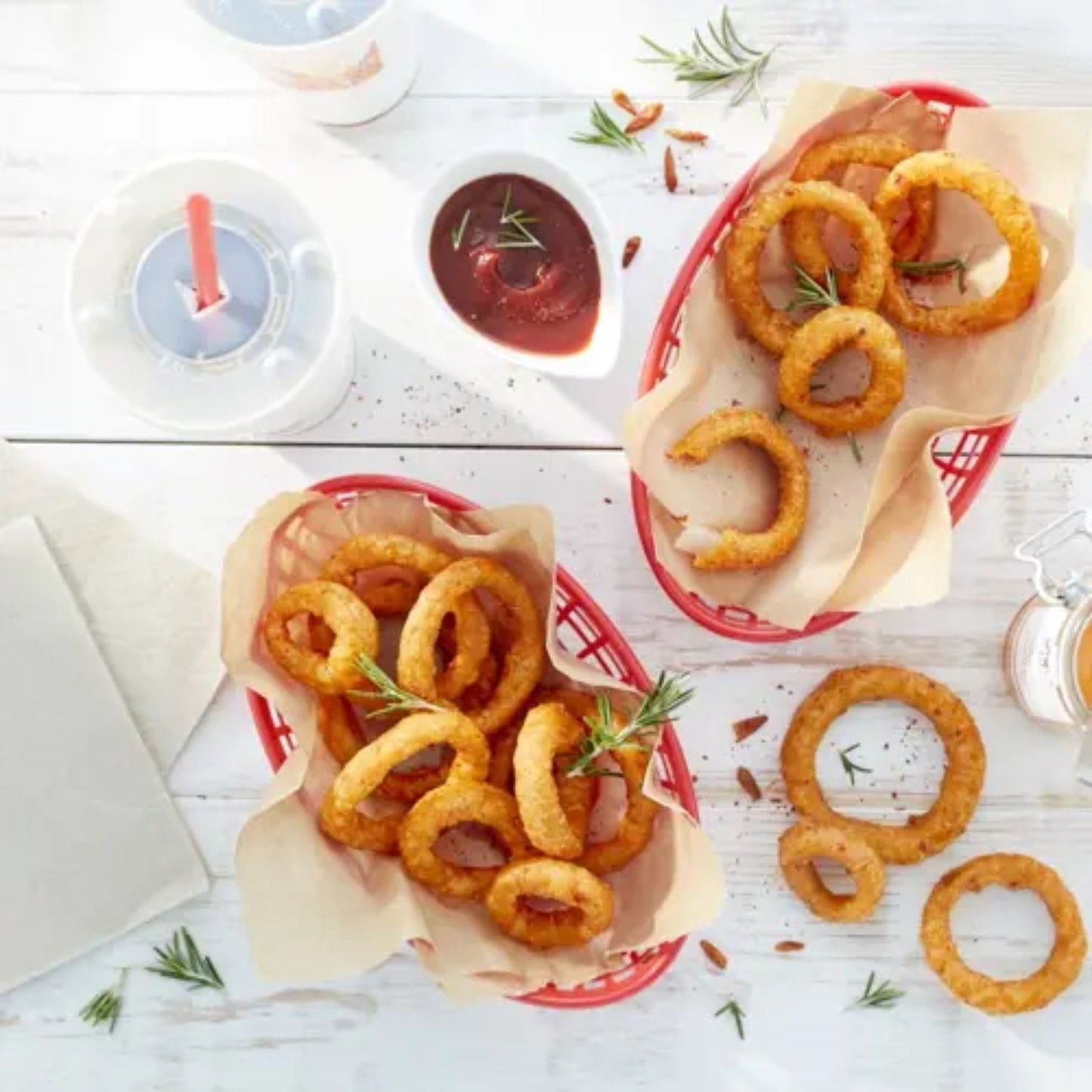 McCain Spicy Onion Rings 1kg - Frozen