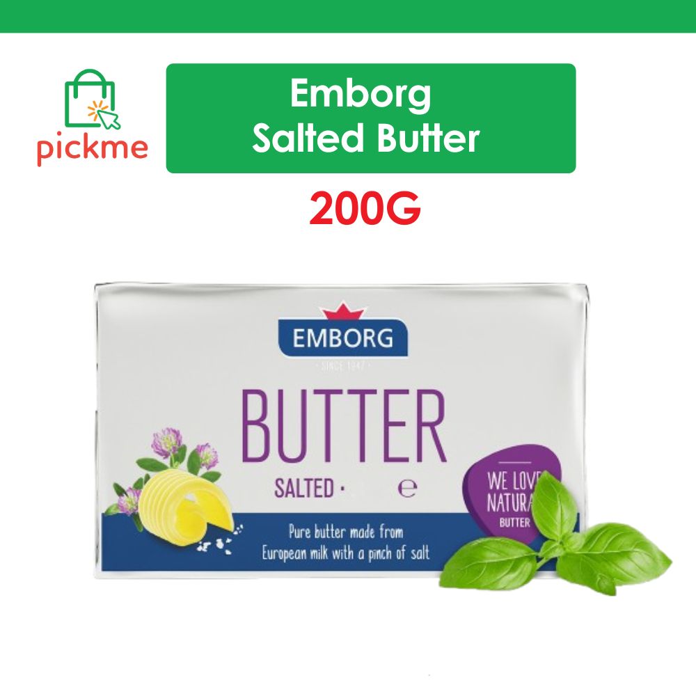 Emborg Unsalted/ Salted Butter 200g - Frozen