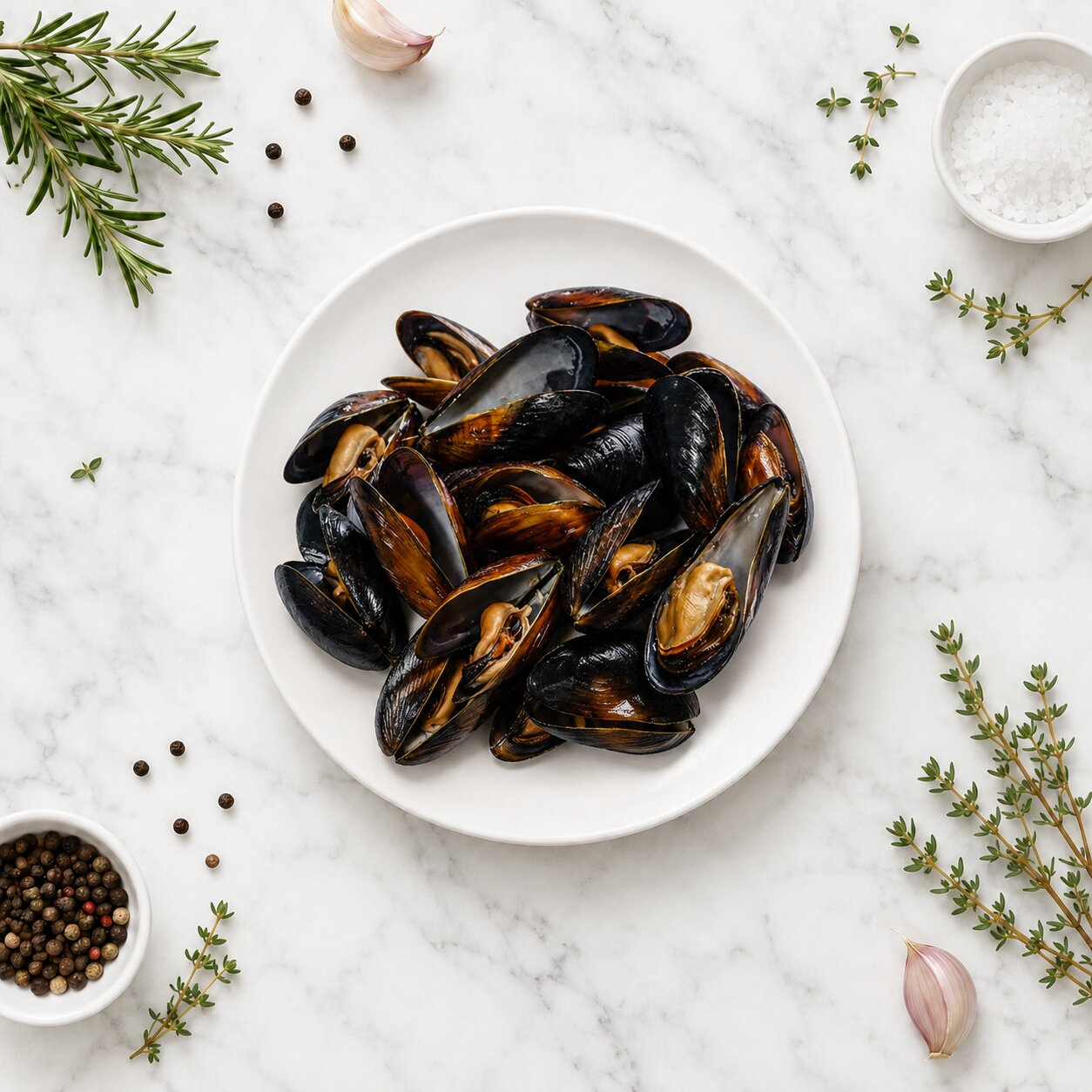 Pier 33 Whole Shell Black Mussel 454g - Frozen