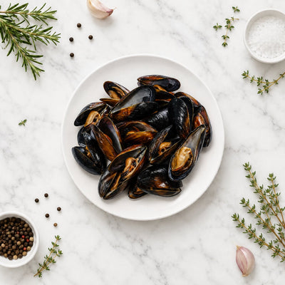 Pier 33 Whole Shell Black Mussel 454g - Frozen