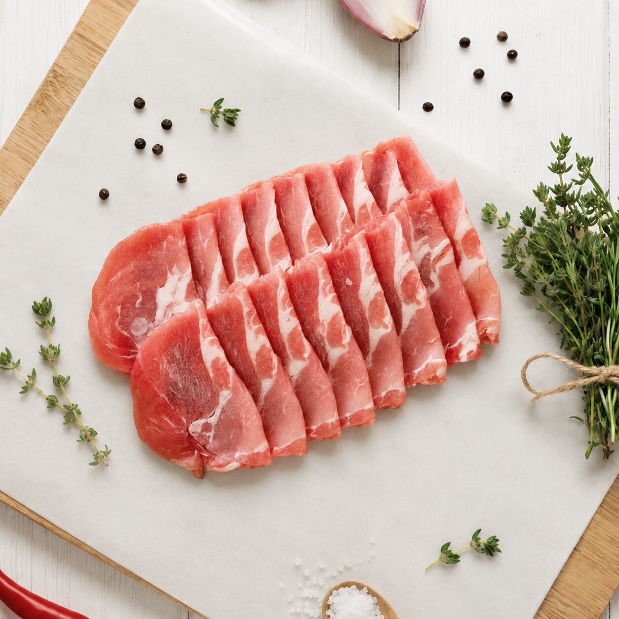 Porkolicious Iberico Pork Collar Shabu 2mm, 200g - Frozen