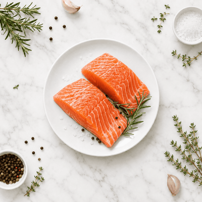 Premium Chile Atlantic Salmon Portion 1kg - Frozen
