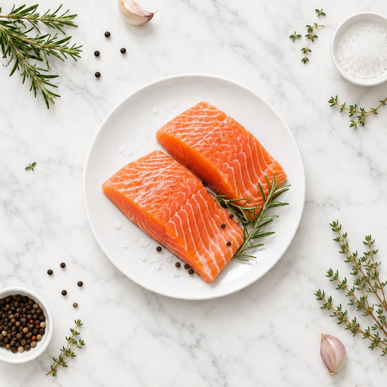 Premium Chile Atlantic Salmon Portion 1kg - Frozen
