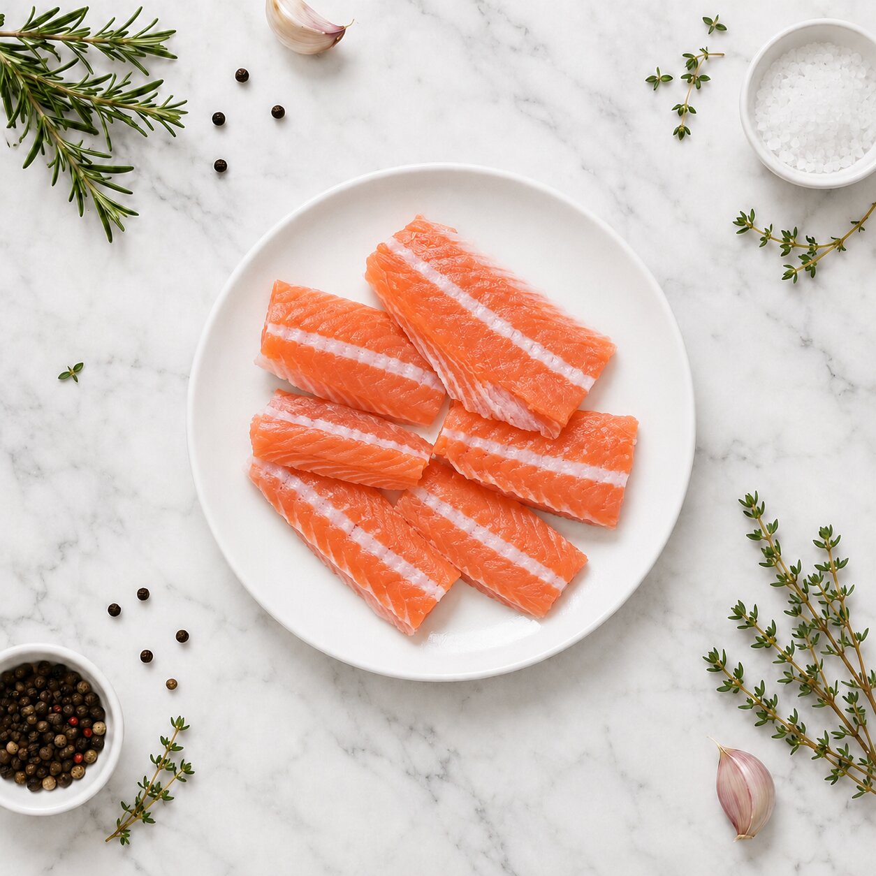 Royal Delight Salmon Bone 1kg - Frozen