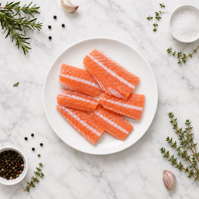Royal Delight Salmon Bone 1kg - Frozen