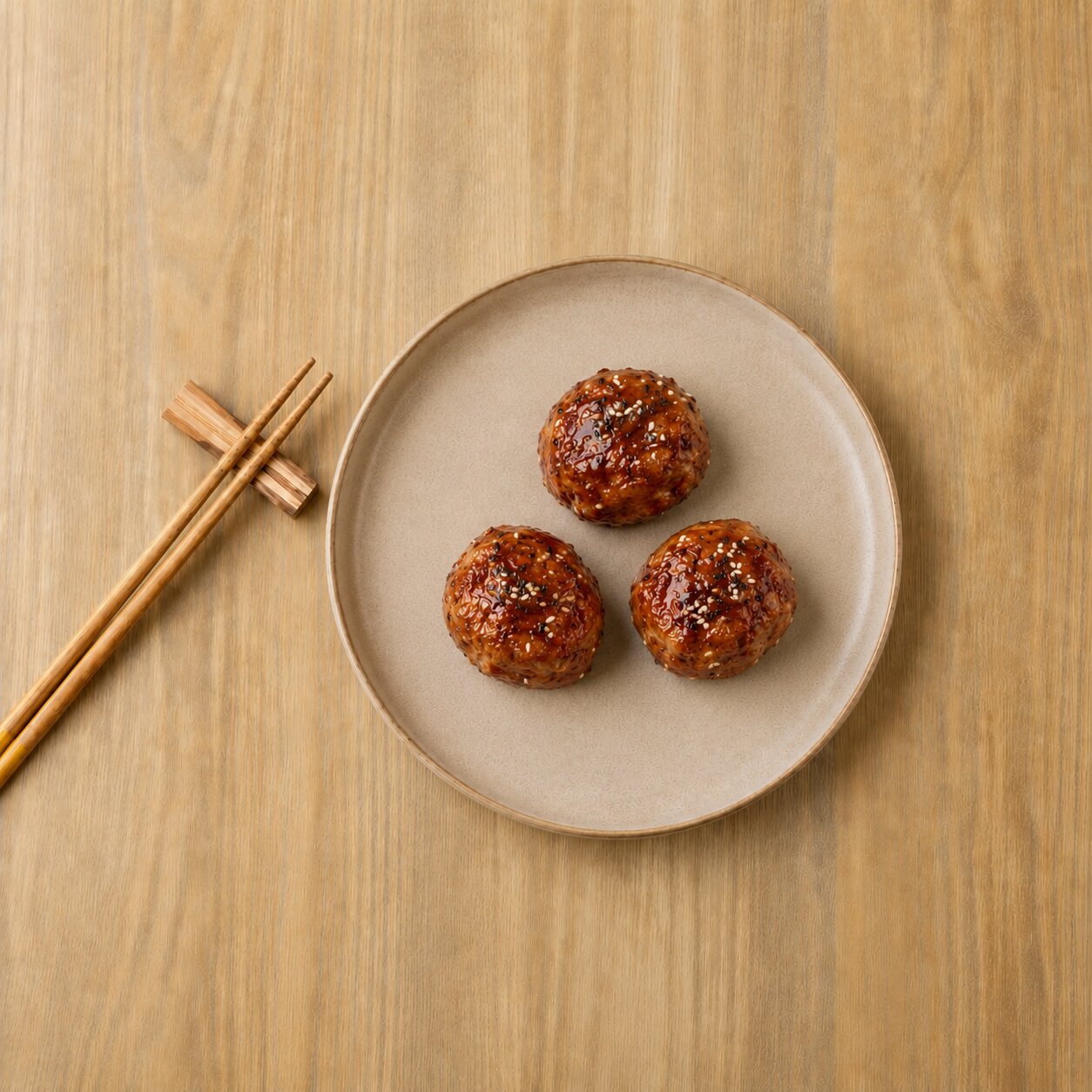 Royal Delights Tsukune Chicken Teriyaki Meatball 800g - Frozen