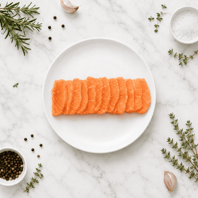Salmon Slice (Rainbow Trout) Halal (180g) - Frozen