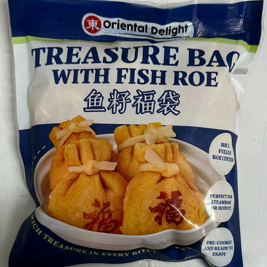 Oriental Delight Treasure Bag with Fish Roe 200G - Frozen