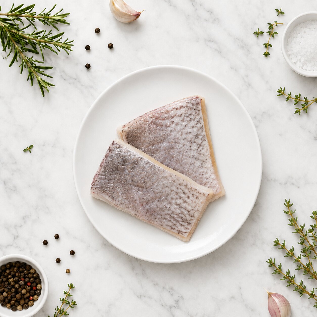 Sea Bream Portion 300g - Frozen