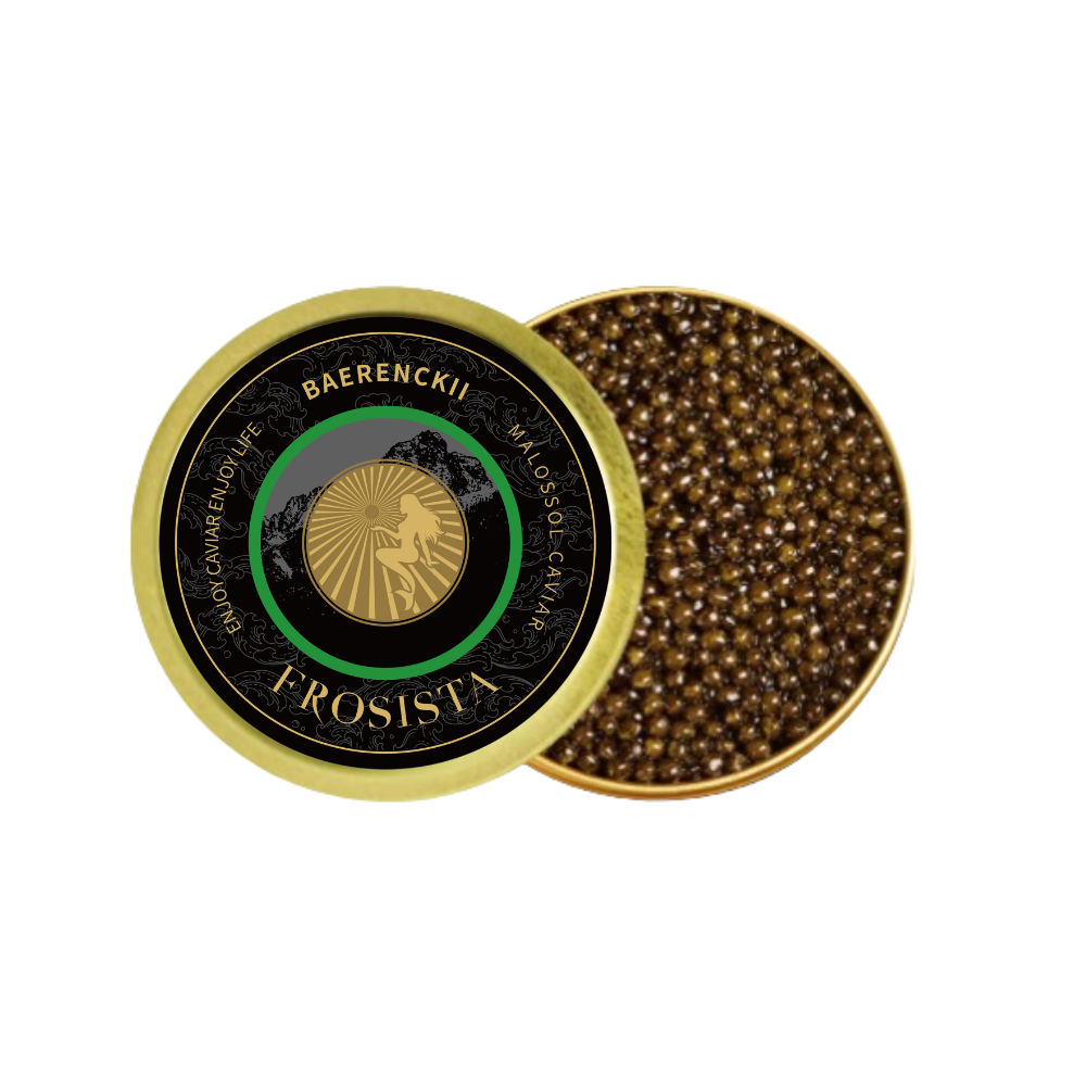 Frosista Caviar (Siberian Sturgeon, Kaluga Hybrid, Ossetra Sturgeon, Kaluga) 30/50/100g - Chilled