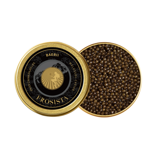 Frosista Caviar (Siberian Sturgeon, Kaluga Hybrid, Ossetra Sturgeon, Kaluga) 50G - Chilled