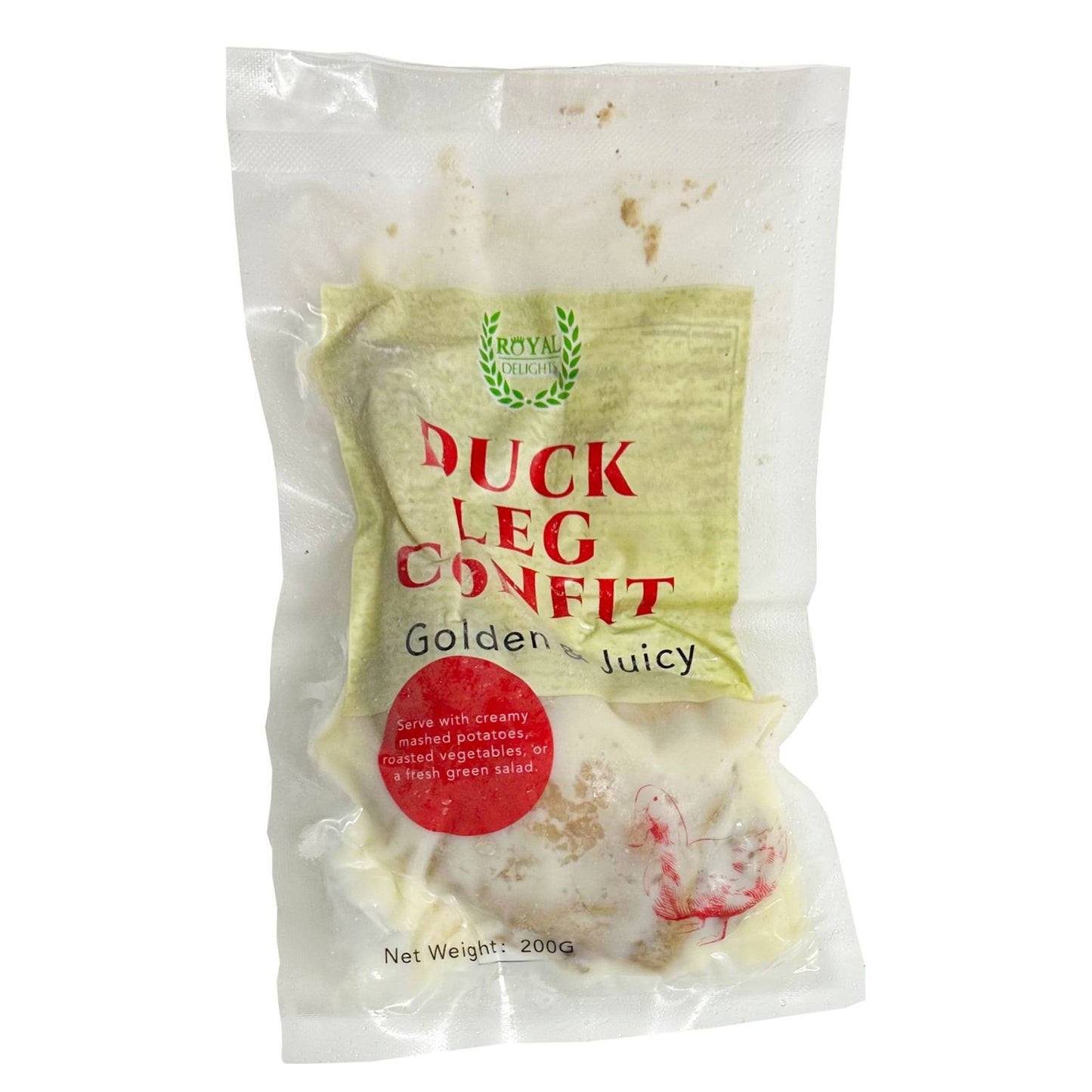 Royal Delights Cooked Duck Leg Confit 200G - Frozen