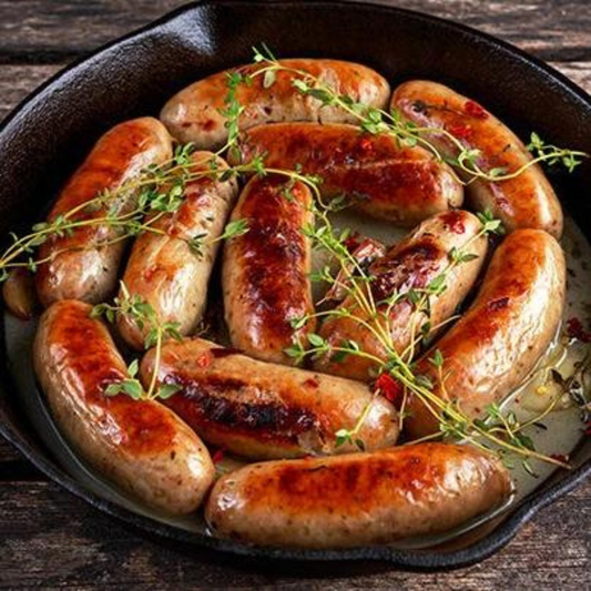 Pork Bratwurst Sausage 1KG - Frozen