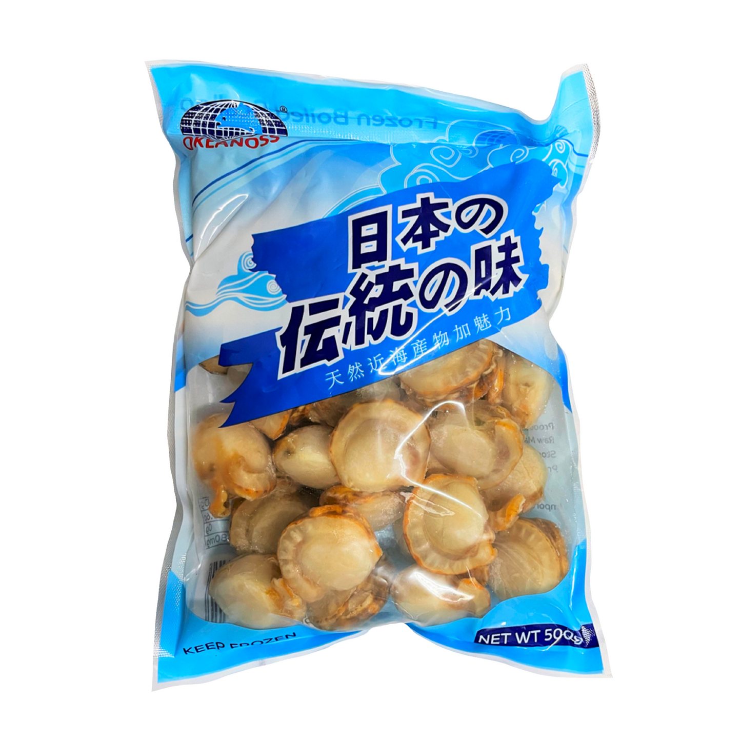 Okeanoss Boiled Scallop 500G - Frozen