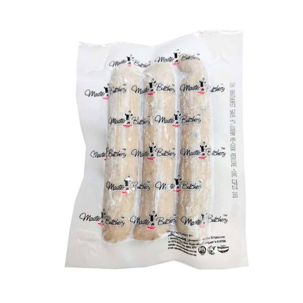 Chicken Bratwurst Sausage Halal Food 1KG - Frozen