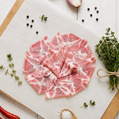 SuperPork Pork Collar Shabu Shabu 1.8mm,400g - Frozen