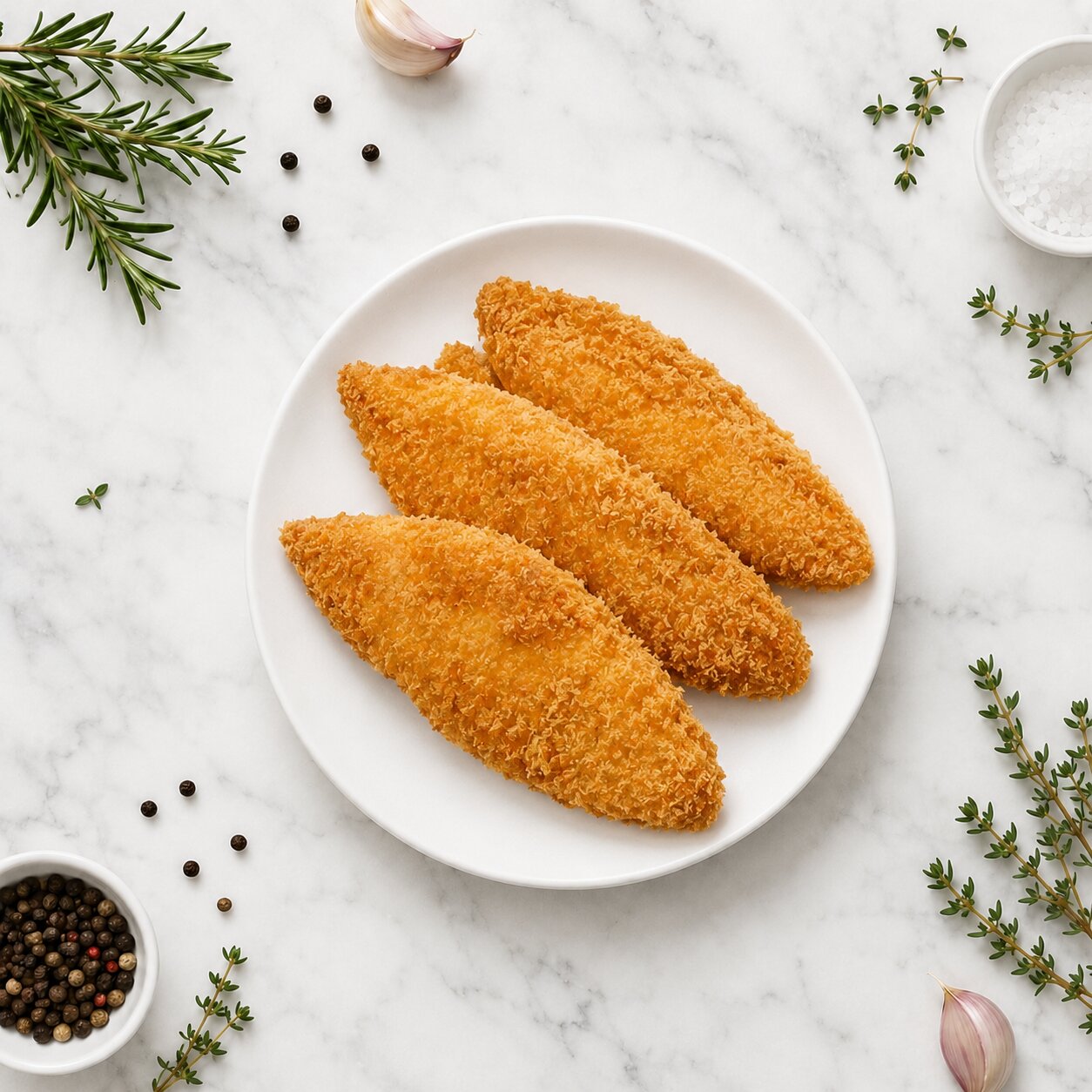 Twinfish Breaded Fish Fillet 1kg - Frozen