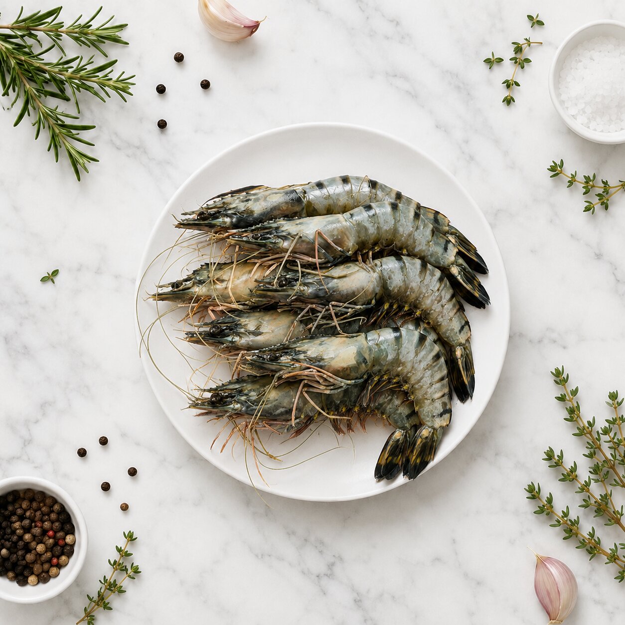 Twinfish Large Black Tiger Prawn, 1kg - Frozen