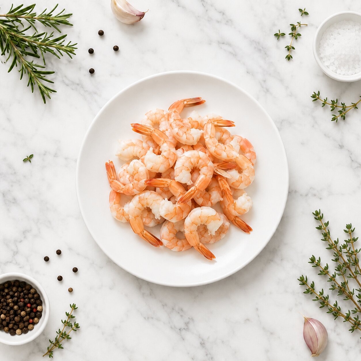 Twinfish Raw Shrimp Meat/Prawn Meat Tail On 500g - Frozen