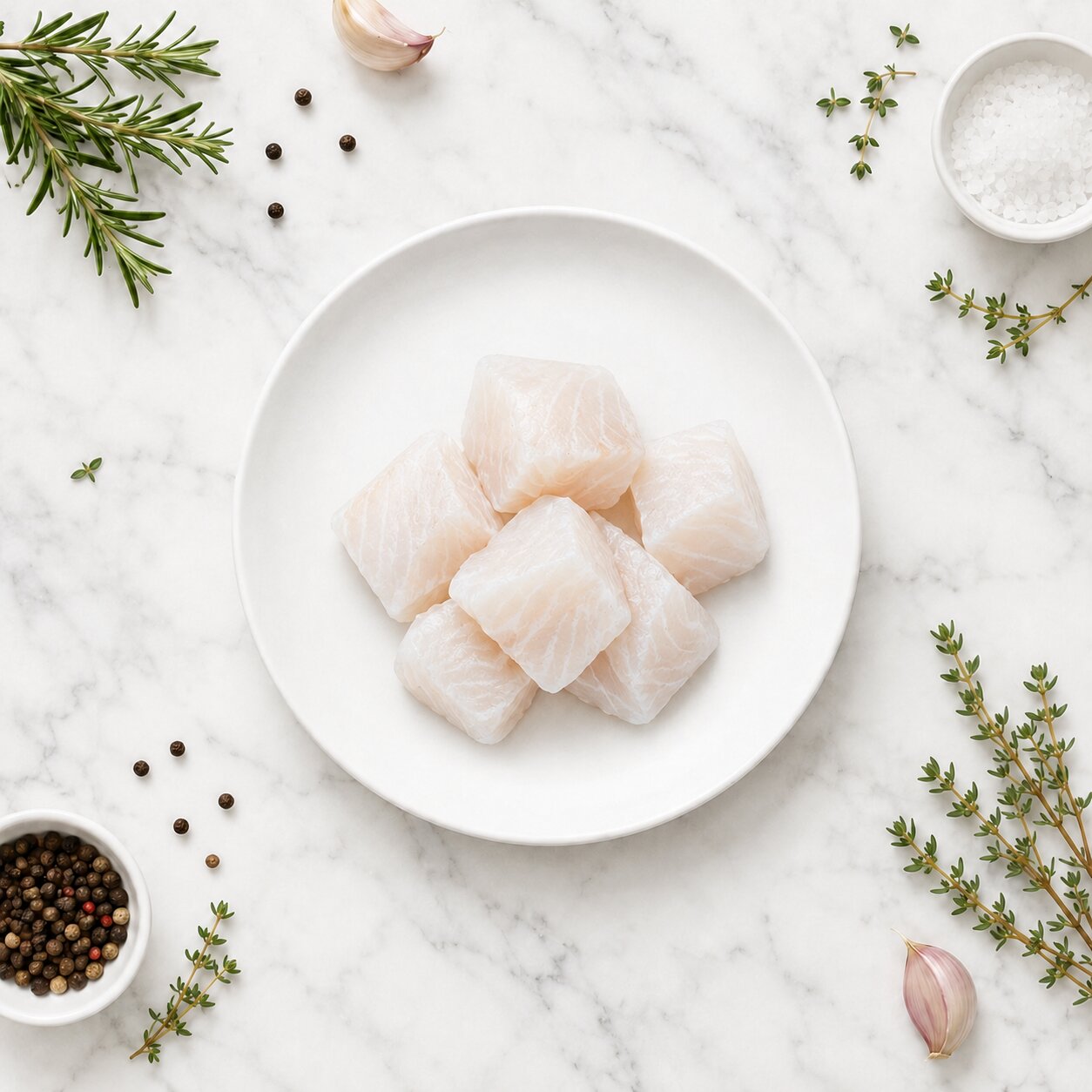 Twinfish Sutchi Dory Fillet Cube 1kg - Frozen