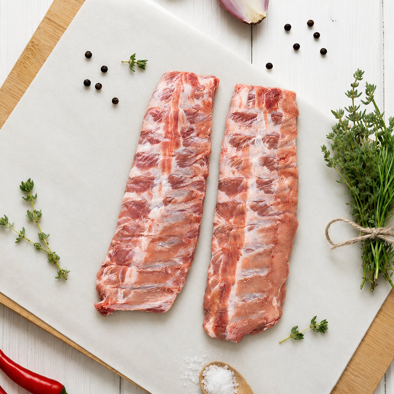 USA Baby Back Pork Ribs 1.6kg - Frozen