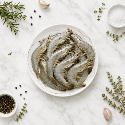 Vannamei Shrimps HOSO 2kg - Frozen