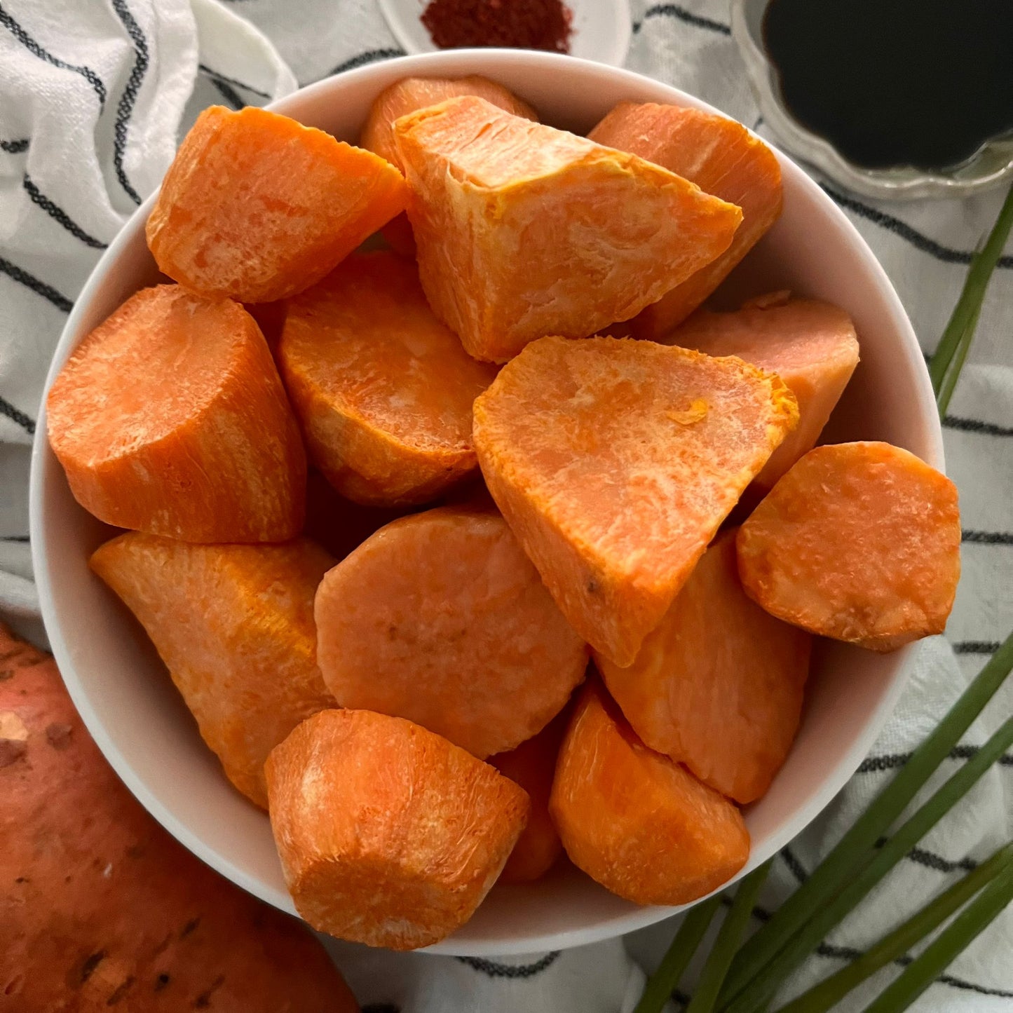 Sunny Farm Sweet Potato Cut 1KG - Frozen