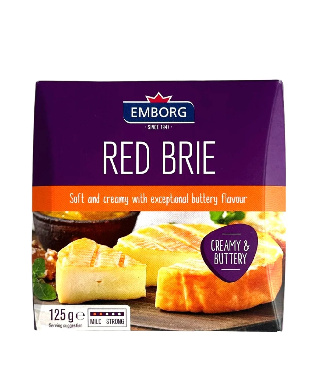 Emborg Red Brie Cheese 125g - Chilled