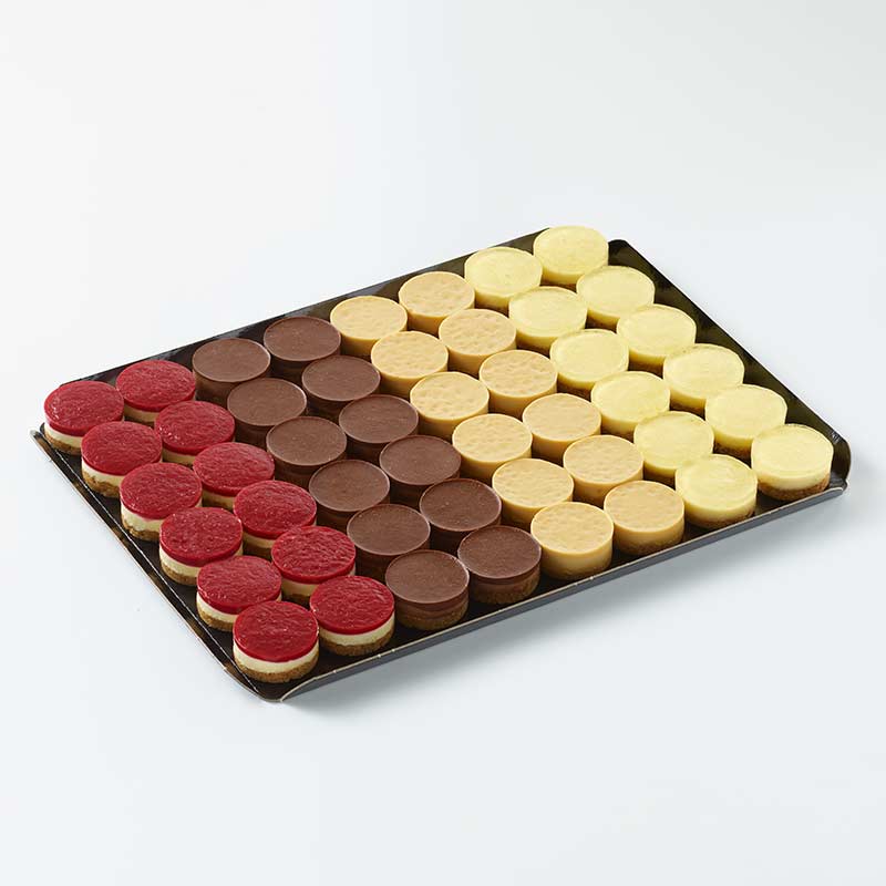 Premium Mini Cheesecake Assortment 21G X 48PCS (4 Flavors) - Frozen ...