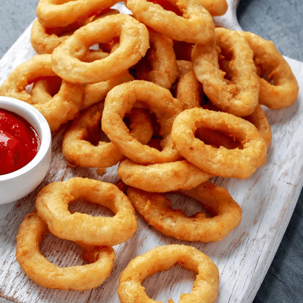 Ecofrost Battered Onion Rings 1KG - Frozen