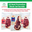 Heritage Harvest USA Beef Promotion | Steak Set Bundle | TOP CHOICE Angus Striploin Steak + CHOICE Ribeye Steak | 900G |