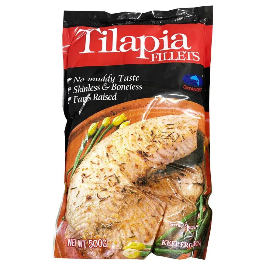 Twinfish Tilapia Fillet Skinless 500G - Frozen